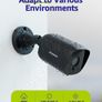 4pcs 1080P Weatherproof Home Surveillance Camera, Movement Image 5