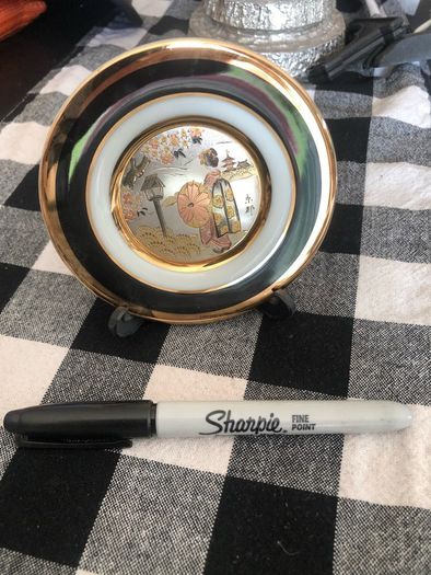 Rare find The Art of Chokin 24k gold edged