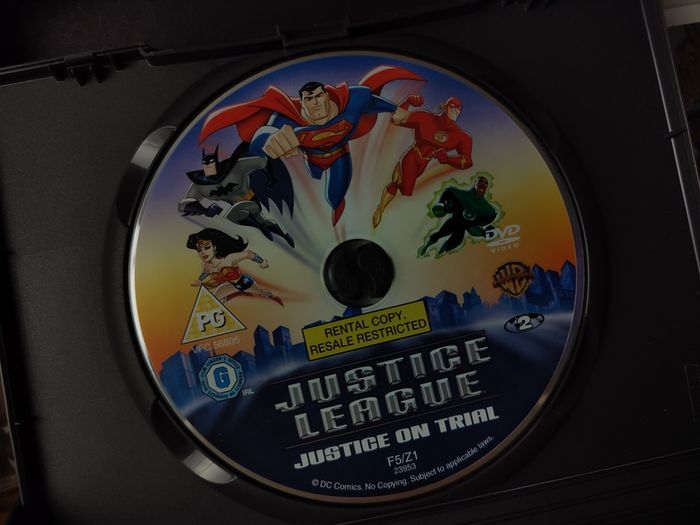 Justice League: Justice on Trial ! DVD ! 2003 ! Superman ! Batman ! Wonder Woman !
