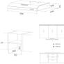 60cm Visor Cooker Hood Undercabinet Hoods Wall Mounted Kitchen Extractor Fan 600mm Top Vented Range Hood Image 5