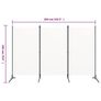 3-Panel Room Divider Brown 260x180 cm Image 4