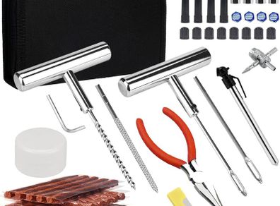 70pcs Tyre Plug Kit,Heavy Duty Tyre Puncture Repair Kit