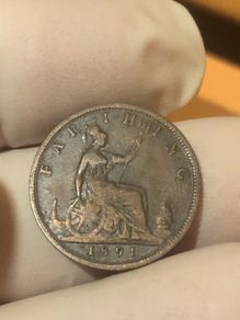 1891 Farthing Victoria
