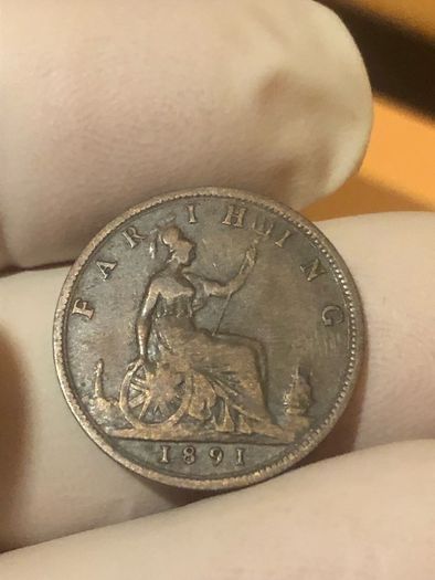 1891 Farthing Victoria