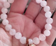 Rose Quartz Bracelet.
