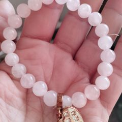 Rose Quartz Bracelet.