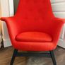 IKEA Benarp Orange Chair Image 2