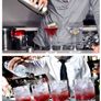 12 Pcs of Stainless Steel Cocktail Shaker Mixer Wood Wine Rack Shelf  750ml Bars Tools Image 5