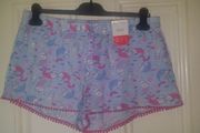 BNWT Love to Lounge cats pattern shorts size UK14/16 EU42/44 Postage included