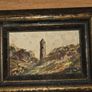 Carol Ann Waldron - Miniature Oil Painting - Round Tower Glendalough Image 2