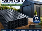 24 x Metal Roofing Sheets for Shed 7m2 Corrugated Roof Panels