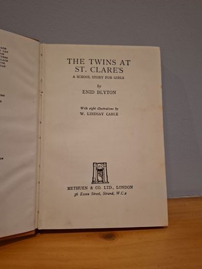 St Clares Book