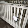 Alexandra Mini Cot Bed in White Image 3