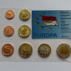 Monaco Set euro Trial Probe Essai Pattern coins complete set 2009