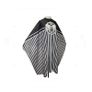 Professional Cape Barbers Gown Hair Cutting Apron - THE BARBER Design - Black Stripes Image 3