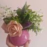disco ball wedding floral arrangement Image 5