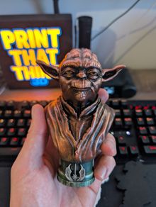 Yoda Star Wars Hand Painted Resin Bust -140mm
