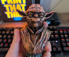 Yoda Star Wars Hand Painted Resin Bust -140mm