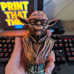 Yoda Star Wars Hand Painted Resin Bust -140mm