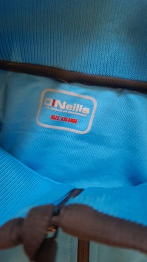 Dublin Light Blue Zipped O Neills Hoodie 2XL