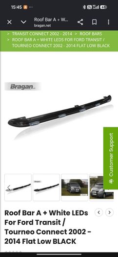 Bragan Transit connect roof light bar brand new