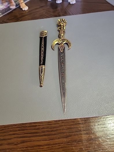 Letter opener damacene style