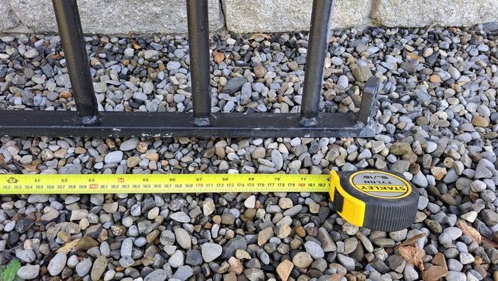 Galvanised Steel Railing (7.2m length)