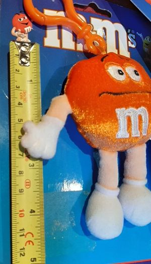 New vingtage M&M orange plush character 2001