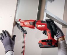 Hilti SD 5000-A22 + SMD 57 Magazine,Drywall screwdriver Kit,Case, 2x battery,Charger