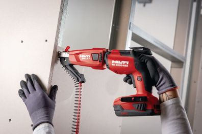 Hilti SD 5000-A22 + SMD 57 Magazine,Drywall screwdriver Kit,Case, 2x battery,Charger