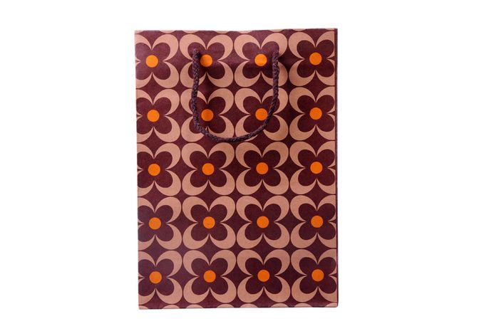 Retro Pattern Boutique/Retail/Gift Carrier Bags with String Handles
