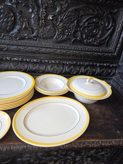 Hand Painted Myott 18 piece dinner set