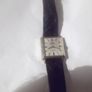 a vintage square face ladies  wrist watch,by pierport Image 3