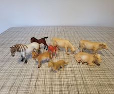 schleich animals horse cow goat wolf