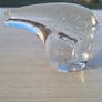 Crystal Clear Glass POLAR BEAR Figurine Image 3