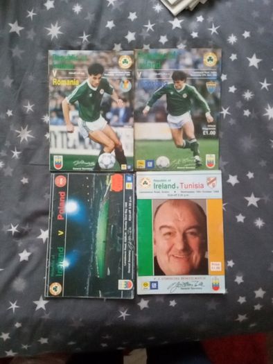 Collection of 66 Republic of Ireland International Football Programmes