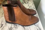 Leather boots