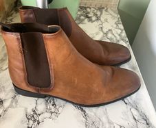 Leather boots