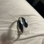 Vintage Solid Silver Mexican Taxco Bracelet Sodalite Stones Image 6