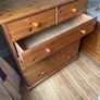 Pine wood chest drawer Image 6