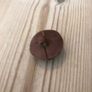 Vintage leather button Image 2