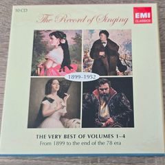 The Record of Singing. The Very Best of Volumes 1-4 1899-1952. 10 CD Boxset