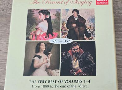 The Record of Singing. The Very Best of Volumes 1-4 1899-1952. 10 CD Boxset