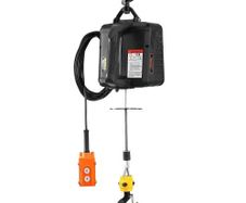 2-in-1 Portable Electric Hoist Power Winch 499 kg Wired Remote Control
