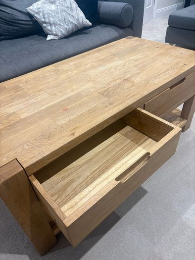 Solid Oak Coffee Table