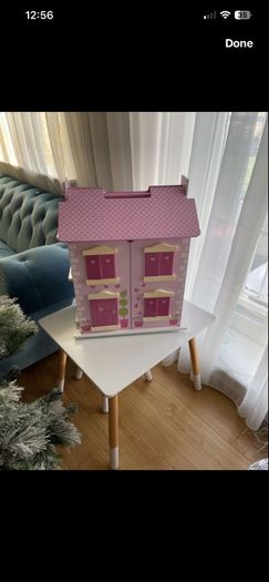 wooden dolls house