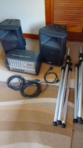 Meridian PA Speaker & Amp; 6-Way Mixer