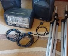 Meridian PA Speaker & Amp; 6-Way Mixer