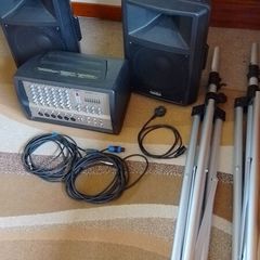 Meridian PA Speaker & Amp; 6-Way Mixer
