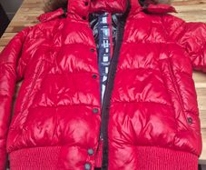 Superdry red puffa jacket